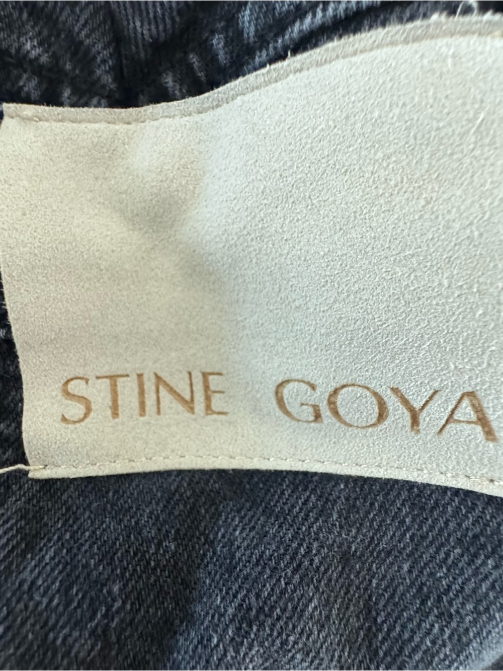 Stine Goya Paul Organic Cotton Black Wide Leg Cargo Jeans Size 31 Minimalist - Picture 9 of 11